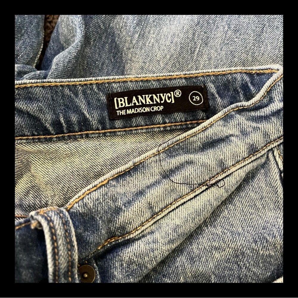BlankNYC Madison Crop womens jeans size 29 - Picture 8 of 9